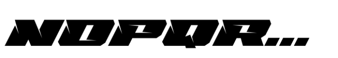 Highrace Racing Font UPPERCASE
