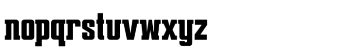 Hightally Bold Font LOWERCASE