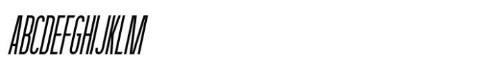 Hightershot Italic Font UPPERCASE