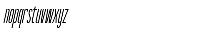 Hightershot Italic Font LOWERCASE