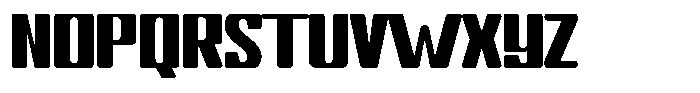 Hightop Font UPPERCASE