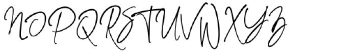 Highway Signature Regular Font UPPERCASE