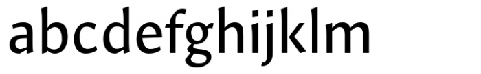 Hildegard Regular Font LOWERCASE