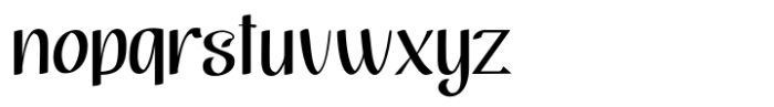 Hildor San Black Font LOWERCASE