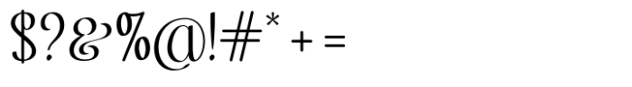 Hildor San Medium Font OTHER CHARS