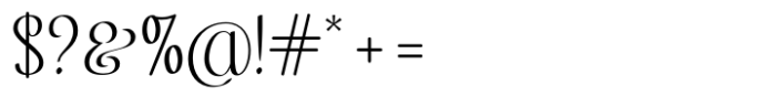 Hildor San Regular Font OTHER CHARS