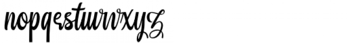 Hildor Script Font LOWERCASE