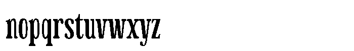 Hillfigure Normal Font LOWERCASE