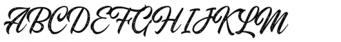 Hillstown Script Aged Font UPPERCASE