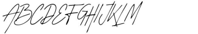 Hillusy Regular Font UPPERCASE