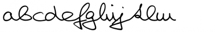 Hilly Handwriting Pro Font LOWERCASE
