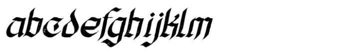 Hillyorn Blackletter Italic Textured FONT