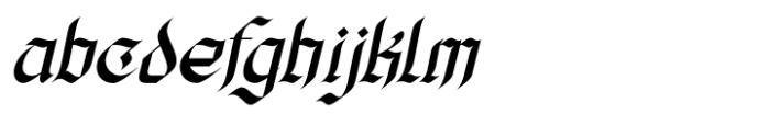 Hillyorn Blackletter Italic FONT