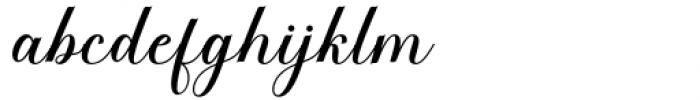 Himberlya Regular Font LOWERCASE
