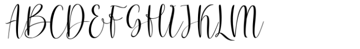 Hindia Swash Font UPPERCASE