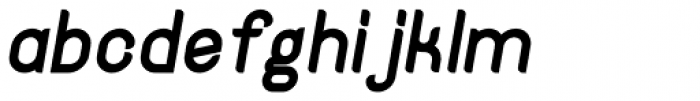 Hinge Bold Italic Font LOWERCASE