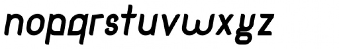 Hinge Bold Italic Font LOWERCASE