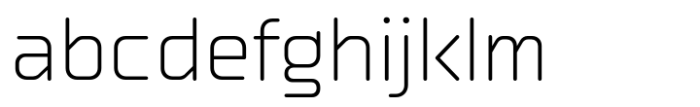 Hinnual Extra Light Font LOWERCASE