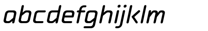 Hinnual Italic Font LOWERCASE