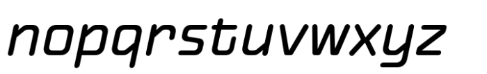 Hinnual Italic Font LOWERCASE