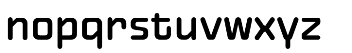 Hinnual Medium Font LOWERCASE