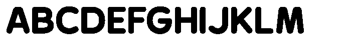 Hinotha Tomori Font UPPERCASE