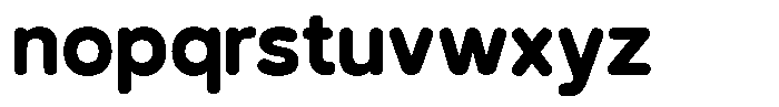 Hinotha Tomori Font LOWERCASE