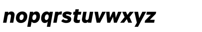 Hint Extra Bold Italic Font LOWERCASE