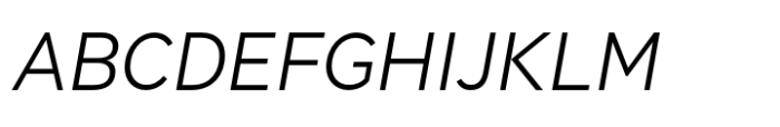 Hint Light Italic Font UPPERCASE