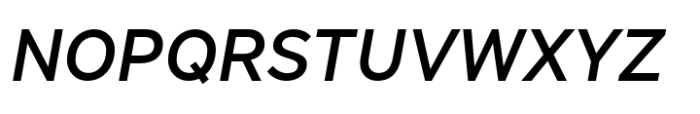 Hint Medium Italic Font UPPERCASE