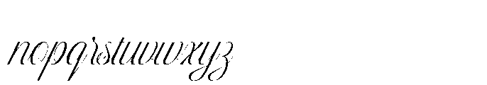 Hinykori Script Font LOWERCASE