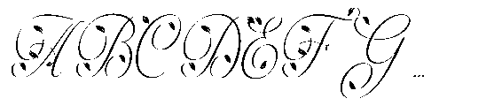 Hinykori Vine Font UPPERCASE