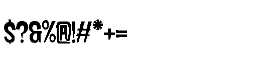 Hiphep Regular Font OTHER CHARS