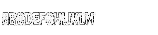 Hiphep Rough Inline FONT