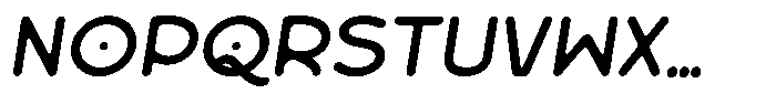 Hipotesa Italic Font UPPERCASE