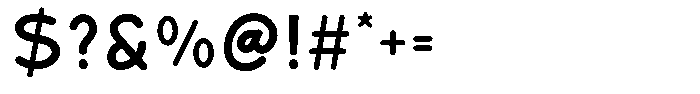 Hipotesa Regular Font OTHER CHARS