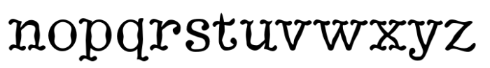 HippityDippity Regular Font LOWERCASE