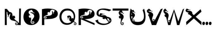 Hippocampus Font UPPERCASE