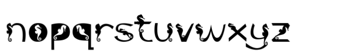Hippocampus Font LOWERCASE