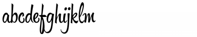 Hipster Script Pro Font LOWERCASE