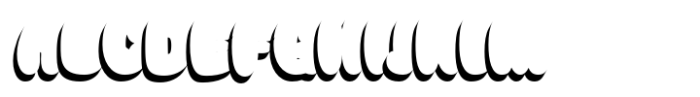 Hipweee Shadow Font UPPERCASE