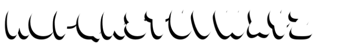 Hipweee Shadow Font UPPERCASE
