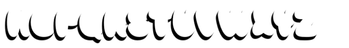 Hipweee Shadow Font LOWERCASE