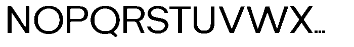 Hirashe Sans Variable Font UPPERCASE