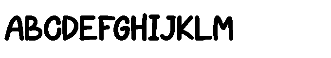 Hirokuda Font UPPERCASE