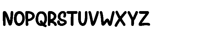 Hirokuda Font LOWERCASE