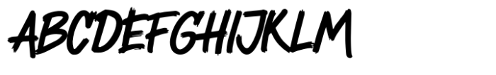 Hirolens Font UPPERCASE