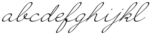 Hirondelle Light Font LOWERCASE
