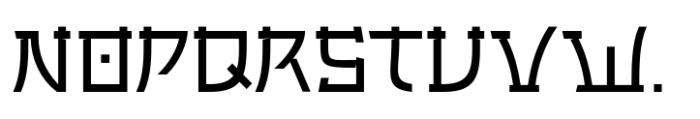 Hirosaki Font UPPERCASE