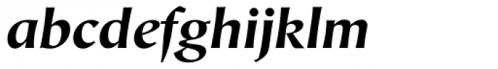 Hiroshige Sans Bold Italic Font LOWERCASE